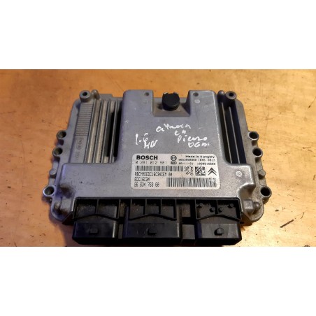 PĀRBAUDĪTS CITROËN 1.6 HDI DZINĒJA VADĪBAS BLOKS (ECU) 0281012981 / 9663476380